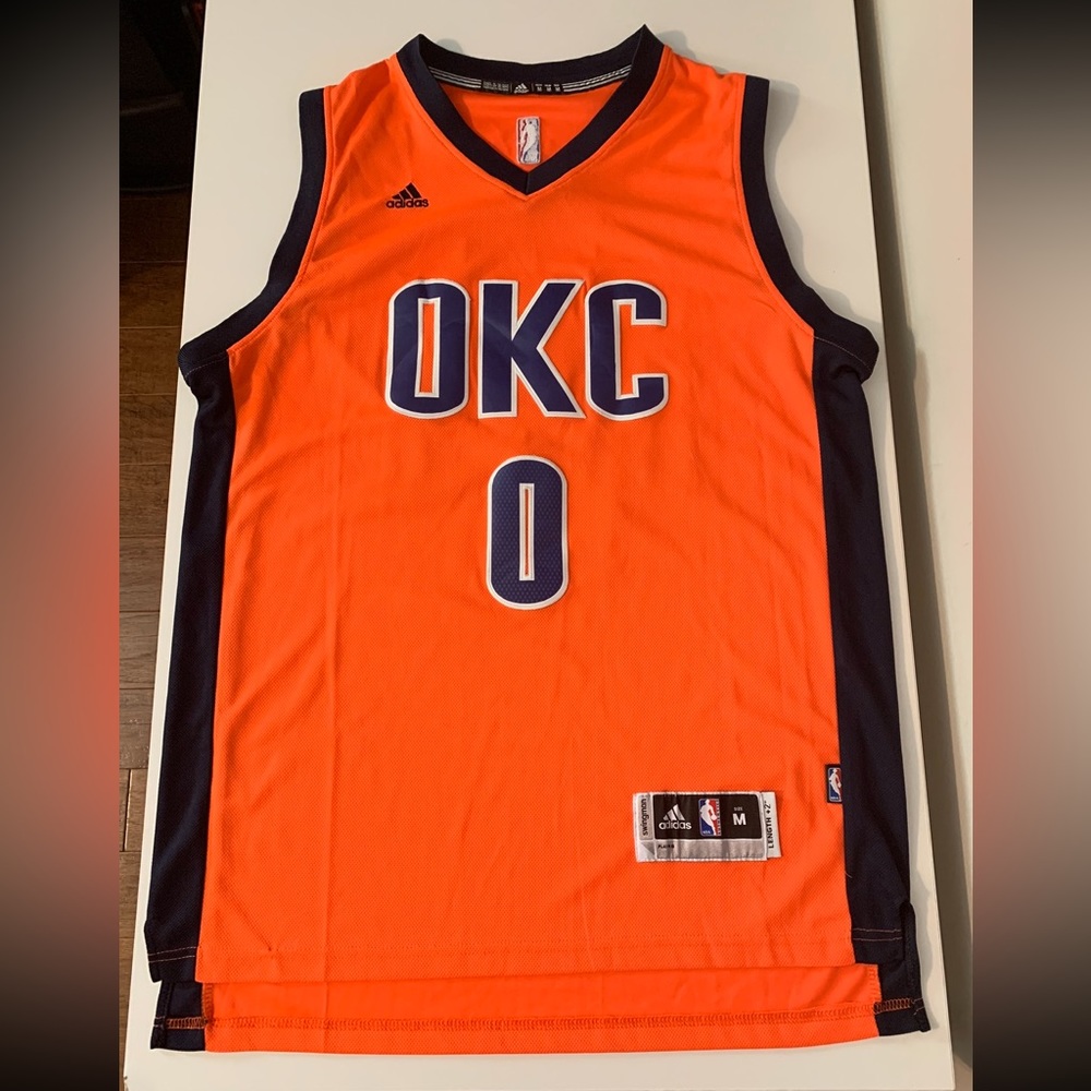 Russell Westbrook OKC Alternate Jersey Orange #0